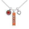 Bowling Green State Falcons Necklace- Triple Charm