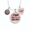 With God All Things Necklace