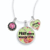 Pray More Worry Less Necklace