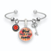 Work Hard Stay Humble Cuff Bracelet