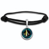 Moorish Idol Fish Adjustable Leather Bracelet