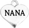 Family Accent Charm- Heart- Nana