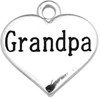 Family Accent Charm- Heart- Grandpa