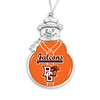 Bowling Green State Falcons Christmas Ornament- Snowman with Baseball Jersey