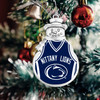 Penn State Nittany Lions Snowman Ornament with Basketball Jersey