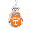 Tennessee Volunteers Snowman Ornament with Basketball Jersey