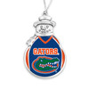 Florida Gators Snowman Ornament with Football Jersey