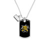 Wichita State Shockers Dog Tag Rear View Mirror Charm