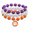 Clemson Tigers Bracelet- Amanda Stack- Sparkle