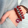 Arkansas Razorbacks Bracelet- Amanda Stack- Crystal