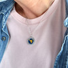 West Virginia Mountaineers  Necklace- Allie