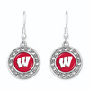 Wisconsin Badgers Earrings-  Abby Girl