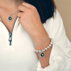 West Virginia Mountaineers Bracelet- Abby Girl