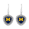 Michigan Wolverines Earrings- Brooke