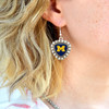 Michigan Wolverines Earrings- Brooke