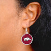 Arkansas Razorbacks Earrings- Leah