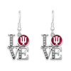 Indiana Hoosiers Earrings-  LOVE