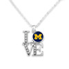 Michigan Wolverines Necklace- LOVE