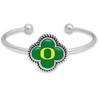 Bracelets- Oregon Ducks Quatrefoil Cuff Bracelet
