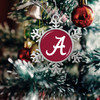 Alabama Crimson Tide Christmas Ornament- Snowflake
