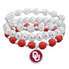 Oklahoma Sooners Bracelet- Amanda Stack- Sparkle