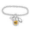 Alabama State Hornets Toggle Bracelet- Football, Love and Logo