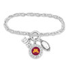 Minnesota Golden Gophers Toggle Bracelet- Football, Love and Logo