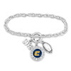 Chattanooga (Tennessee) Mocs Toggle Bracelet- Football, Love and Logo