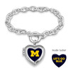 Michigan Wolverines Toggle Bracelet- Bella Locket