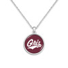 Montana Grizzlies Necklace- Basketball, Love and Logo