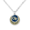 Georgia Tech Yellow Jackets Necklace- Stacked Disk