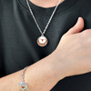 Texas Longhorns Necklace- Stacked Disk