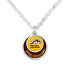 Western Michigan Broncos Necklace- Stacked Disk