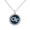 Georgia Tech Yellow Jackets Necklace- Twisted Rope