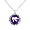 Kansas State Wildcats Necklace- Twisted Rope