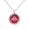 Ohio State Buckeyes Necklace- Twisted Rope