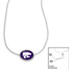 Kansas State Wildcats Necklace- Kennedy (Adjustable Slider Bead)