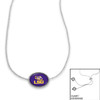 LSU Tigers Necklace- Kennedy (Adjustable Slider Bead)