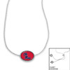 Ole Miss Rebels Necklace- Kennedy (Adjustable Slider Bead)