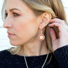 Clemson Tigers Earrings- Twisted Rope