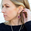 Georgia Bulldogs Earrings- Twisted Rope