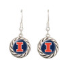 Illinois Illinis Earrings- Twisted Rope