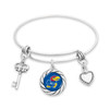 Kansas Jayhawks Bracelet- Twisted Rope