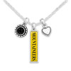 Appalachian State Mountaineers Necklace- Triple Charm