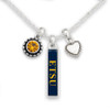 East Tennessee State Buccaneers Necklace- Triple Charm