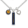 Chattanooga (Tennessee) Mocs Necklace- Triple Charm
