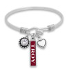 Troy Trojans Bracelet- Triple Charm