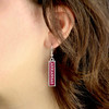 Arkansas Razorbacks Earrings- Nameplate