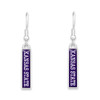 Kansas State Wildcats Earrings- Nameplate