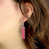 Louisville Cardinals Earrings- Nameplate